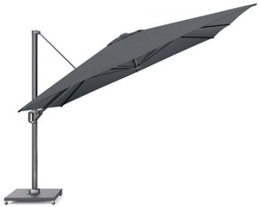 Platinum Challenger zweefparasol 3.5x3.5m T1 premium  (excl. voet) faded black