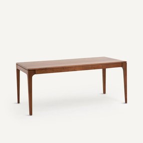 Uittrekbare tafel, massief notenhout en fineer, Sanara