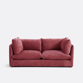 Bank 3-zit, getexureerd dik fluweel, Malo