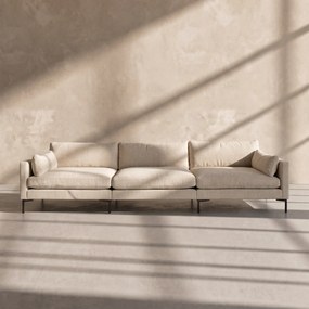 Zuiver Summer Grote 4,5-zits Loungebank Cream
