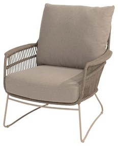 4 Seasons Outdoor Botanic loungestoel latte  Loungestoel    taupe weerbestendig