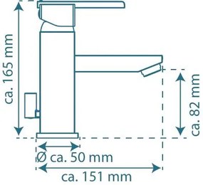 Schutte FROG ééngreepsmengkraan wastafel, chroom