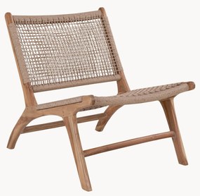 Teakhouten loungestoel Derby