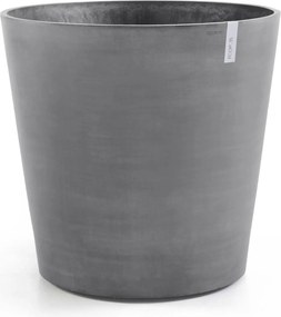 Ecopots bloempot Amsterdam Wheels 60 - Rond - Grey - Diameter 60 x H56 cm