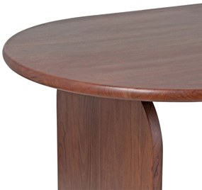 Japandi Eettafel Ronde Hoeken 200 Cm - 200 X 100cm.