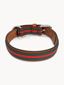 Handgemaakte huisdier halsband Baseball, in verschillende formaten