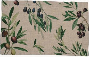 Linnen placemats Olives, 2-delig
