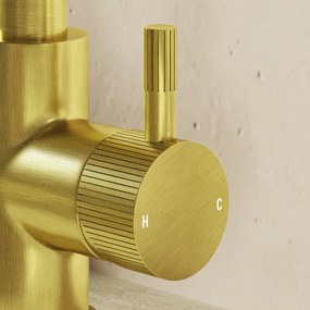 Saniclear Brass Stripes hendel voor Matrix wastafelkraan (SK24887)