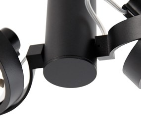 Moderne Spot / Opbouwspot / Plafondspot zwart draai- en kantelbaar 2-lichts - Goes Modern G9 rond Binnenverlichting Lamp