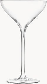 Mondgeblazen champagneglazen Savoy, 2-delig