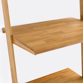 Wandrek/bureau in eik, Domeno