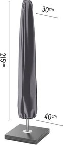 Platinum Aerocover parasolhoes - Ademende hoes voor parasols tot diameter 400cm of 275 x 275cm