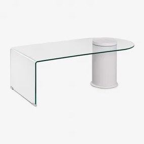 Salontafel 120x60 Cm Van Gehard Glas Soloy Transparant - Sklum