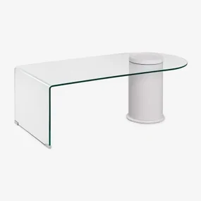Salontafel 120x60 Cm Van Gehard Glas Soloy Transparant - Sklum