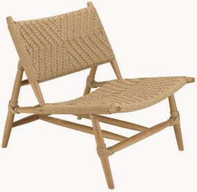 Tuin loungefauteuils Valeria van teakhout, 2 stuks