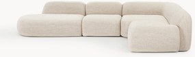 XL modulaire hoekbank Wolke van bouclé