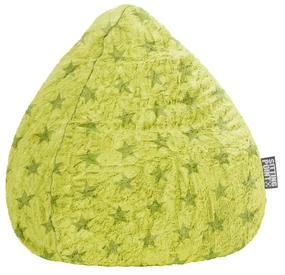 Kinder Zitzak BeanBag Fluffy Stars L - Groen