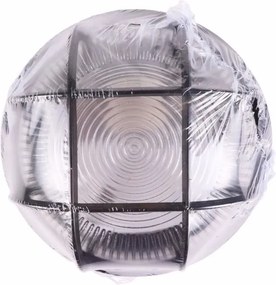 Bulleye lamp rond zwart