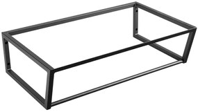 Sapho Industrial wastafel frame mat zwart 75cm