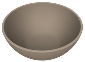 Arcqua Prince waskom - opbouw - rond - 38cm - mat truffel WAS802984