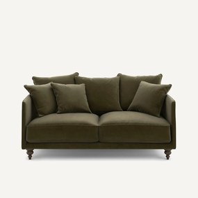 3-zits compacte fluwelen zetel, Lazare