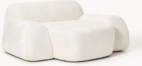 XL teddy bouclé loungestoel Wolke