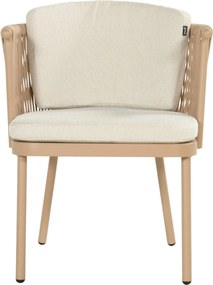 Hartman Toledo Dining Chair Cappuccino Rope Taupe