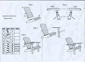 Garden Interiors Adirondack Stoel - Grijs - Kunststof Polywood - Garden Interiors