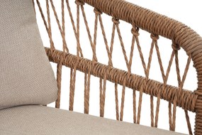 Tuinset 4 personen 160 cm Rope Taupe De Laan Projects