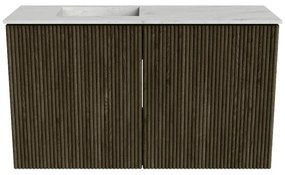 Mondiaz Joya DLux 70cm toiletmeubel shadow met wastafel faye links zonder kraangat opalo