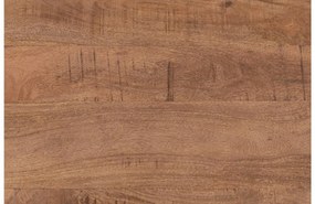 Goossens Salontafel Zida rechthoekig, hout mango bruin, urban industrieel, 120 x 40 x 70 cm
