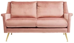 Kare Design San Diego Retro Bankje Roze Velvet