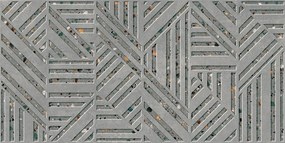 Jabo Gobi Grigio wandtegel met reliëf 60x120cm gerectificeerd