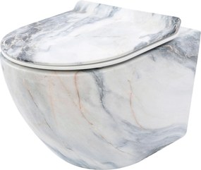 Hangende toilet Rea Carlos Granit Mat