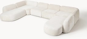 XL modulaire bank Wolke van teddy bouclé