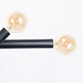 Zuiver Hawk Wide Mat Zwarte Design Hanglamp