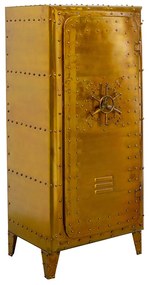 Kare Design Locker Gold Gouden Kluiskast Vintage Metaal - 66x57x152cm.