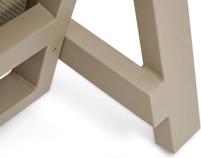 Stoel en Bank Loungeset 5 personen Aluminium Zand/Beige  Osmen Manly