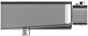 Schutte Ocean thermostatische douchekraan met planchet chroom/antraciet