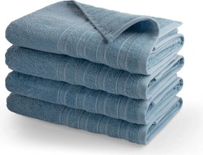 Handdoek DoubleLife  Recycled Cotton Collectie– 4 stuks – 70×140 – cashmere blue