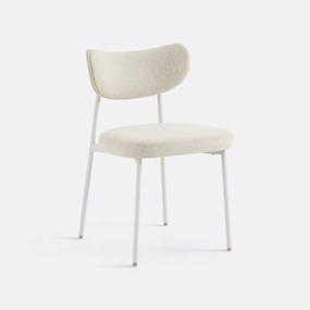 Set van 2 stoelen met structuurstof, Albane