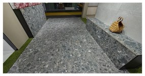 Vloertegel 60x120 Cm Terrazzo Animo Antraciet N57