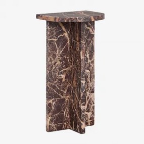 Bijzettafel Van Natuurlijk Steen Corwel Rood Marmer Cherry Gold - Sklum