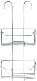 Wenko Milo douchecaddy 2-laags RVS glanzend