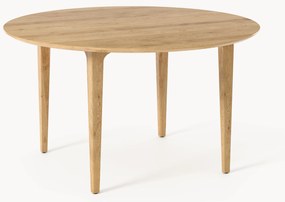 Ronde eettafel Archie van eikenhout, Ø 110 cm
