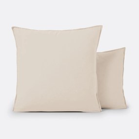 Effen kussensloop in gewassen katoen, Scenario