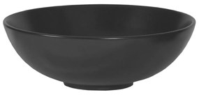 Brauer Bowl waskom keramiek 40cm zwart mat