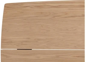 Goossens Excellent Eettafel Floyd, Semi rechthoekig 240 x 100 cm met split