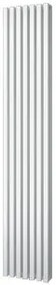 Plieger Siena designradiator verticaal dubbel 1800x318mm 1096W wit structuur