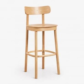 Set Van 4 Hoge Krukken Van Hout Taleri Eikenhout & ↑75 Cm - Sklum